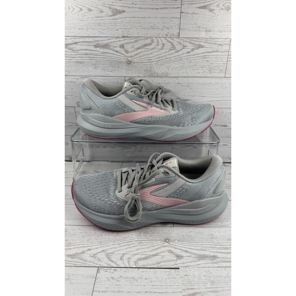 Brooks Adrenaline GTS 24 1204261B019 Gray 7.5B Women Sneakers Running Shoes #375